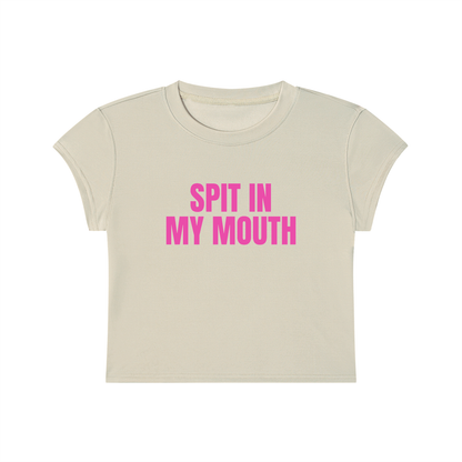 Spit In My Mouth Cropped T-Shirt