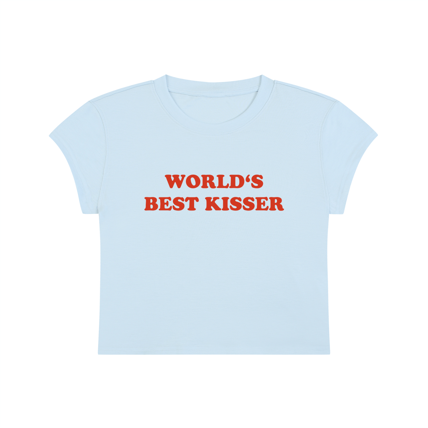 World's Best Kisser Cropped T-Shirt