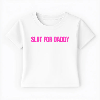 slut for daddy Baby Tee - Lolita Sinz