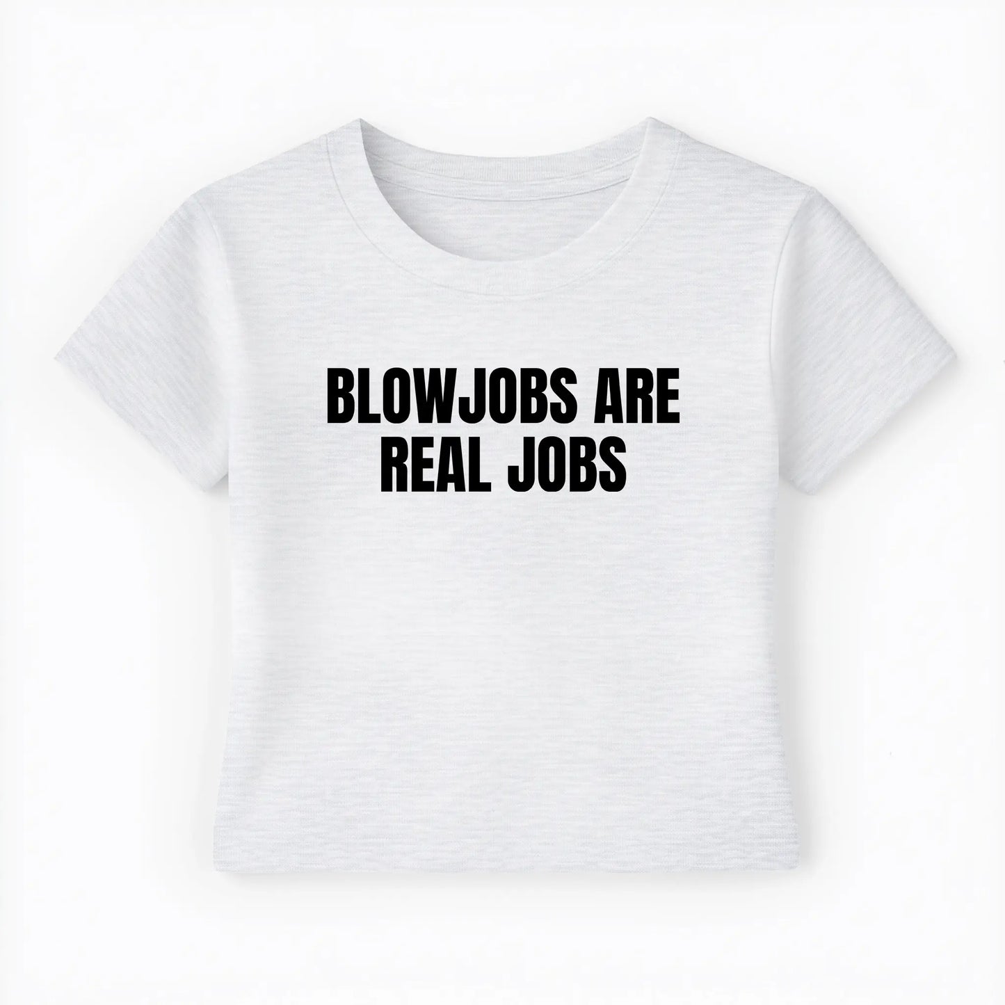 blowjobs are real jobs Baby Tee - Lolita Sinz