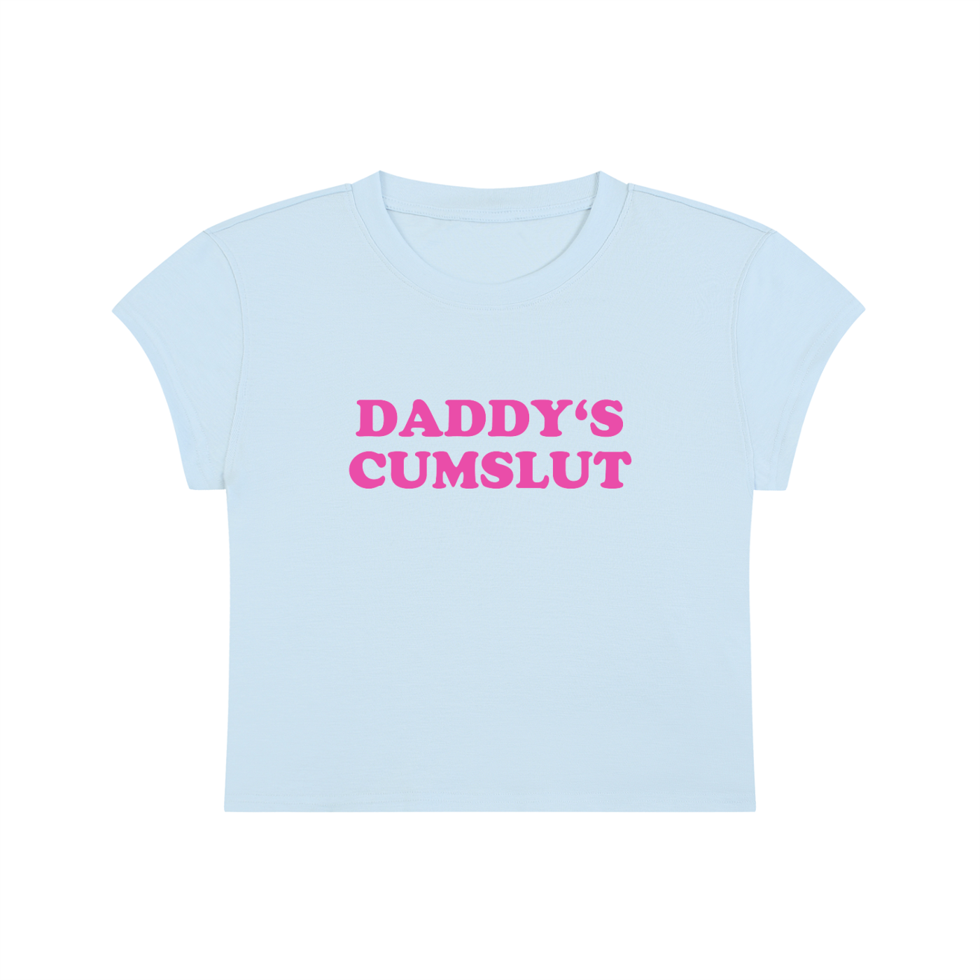 Daddy's Cumslut Cropped T-Shirt
