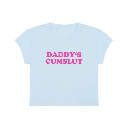 Daddy's Cumslut Cropped T-Shirt