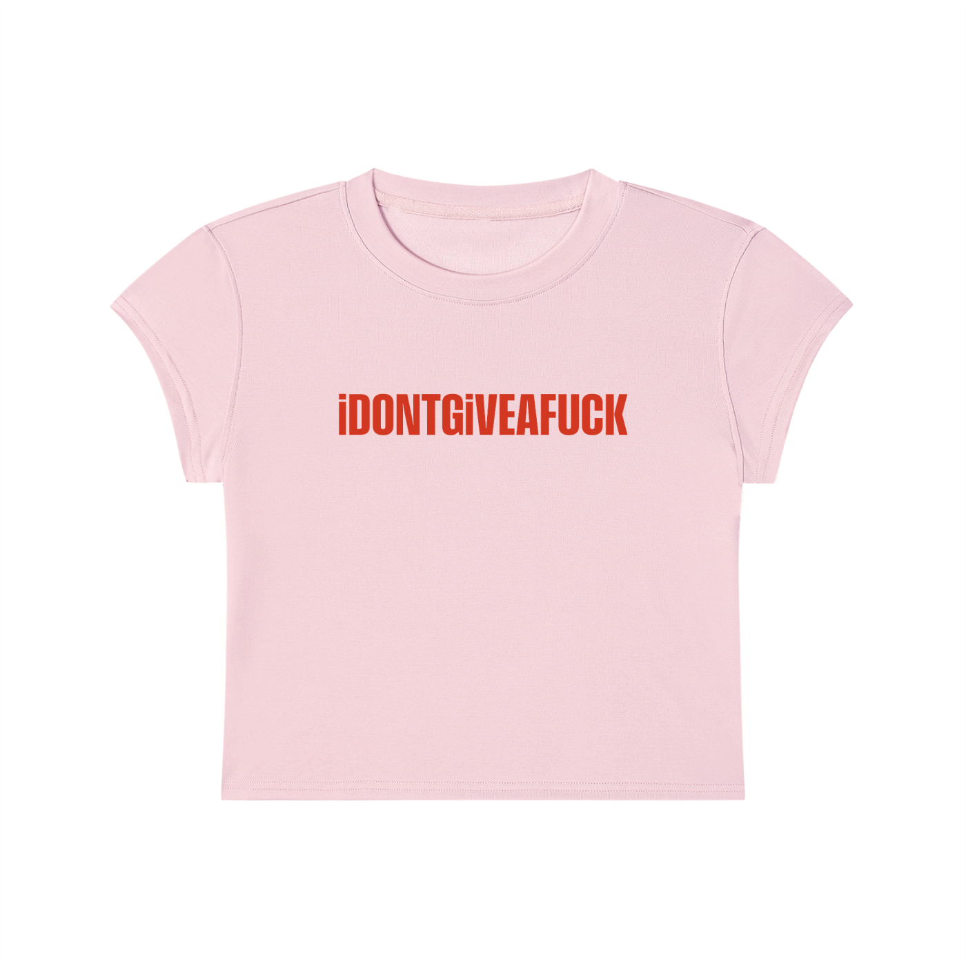 I Don't Give A Fuck Cropped T-Shirt