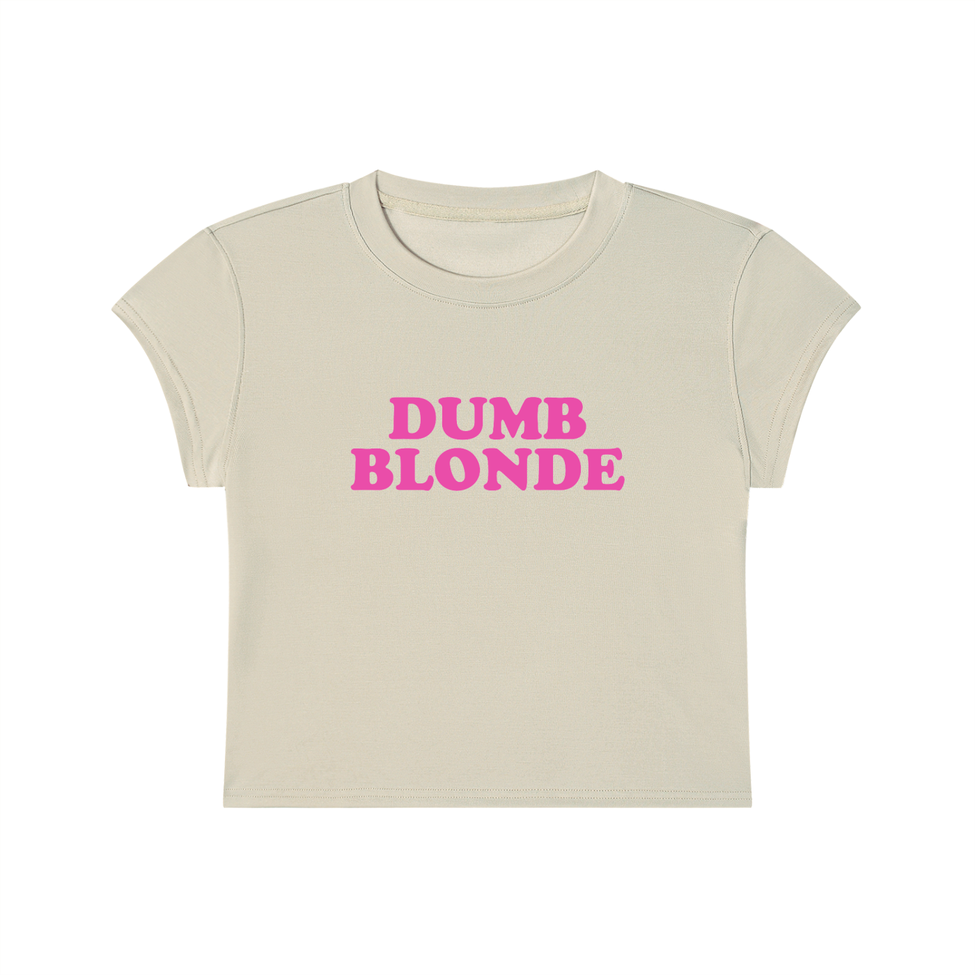 Dumb Blonde Cropped T-Shirt