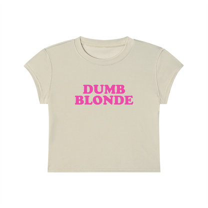Dumb Blonde Cropped T-Shirt