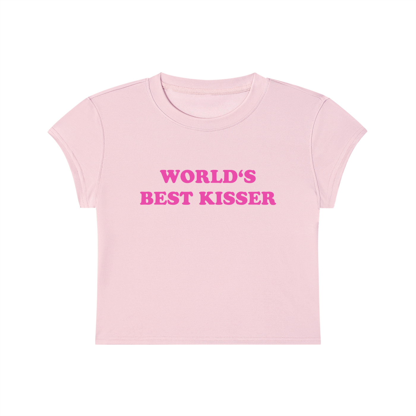 World's Best Kisser Cropped T-Shirt