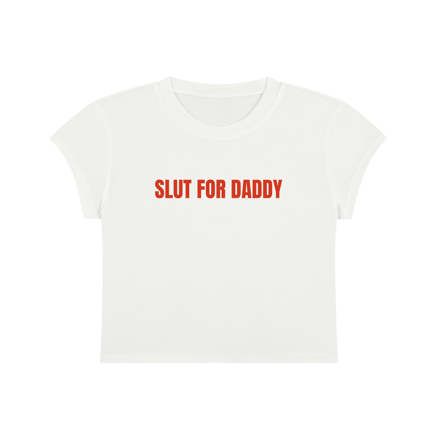 Slut For Daddy Cropped T-Shirt