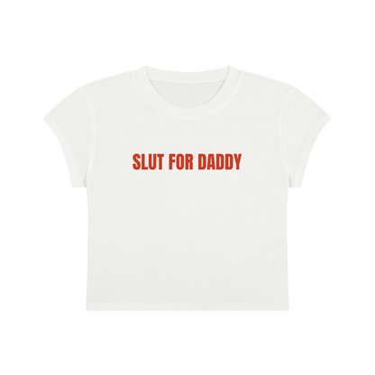 Slut For Daddy Cropped T-Shirt