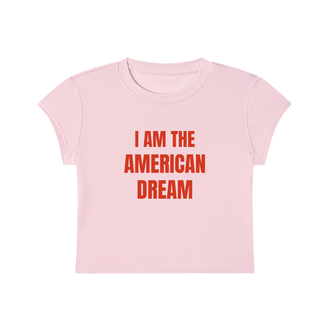 I Am The American Dream Cropped T-Shirt