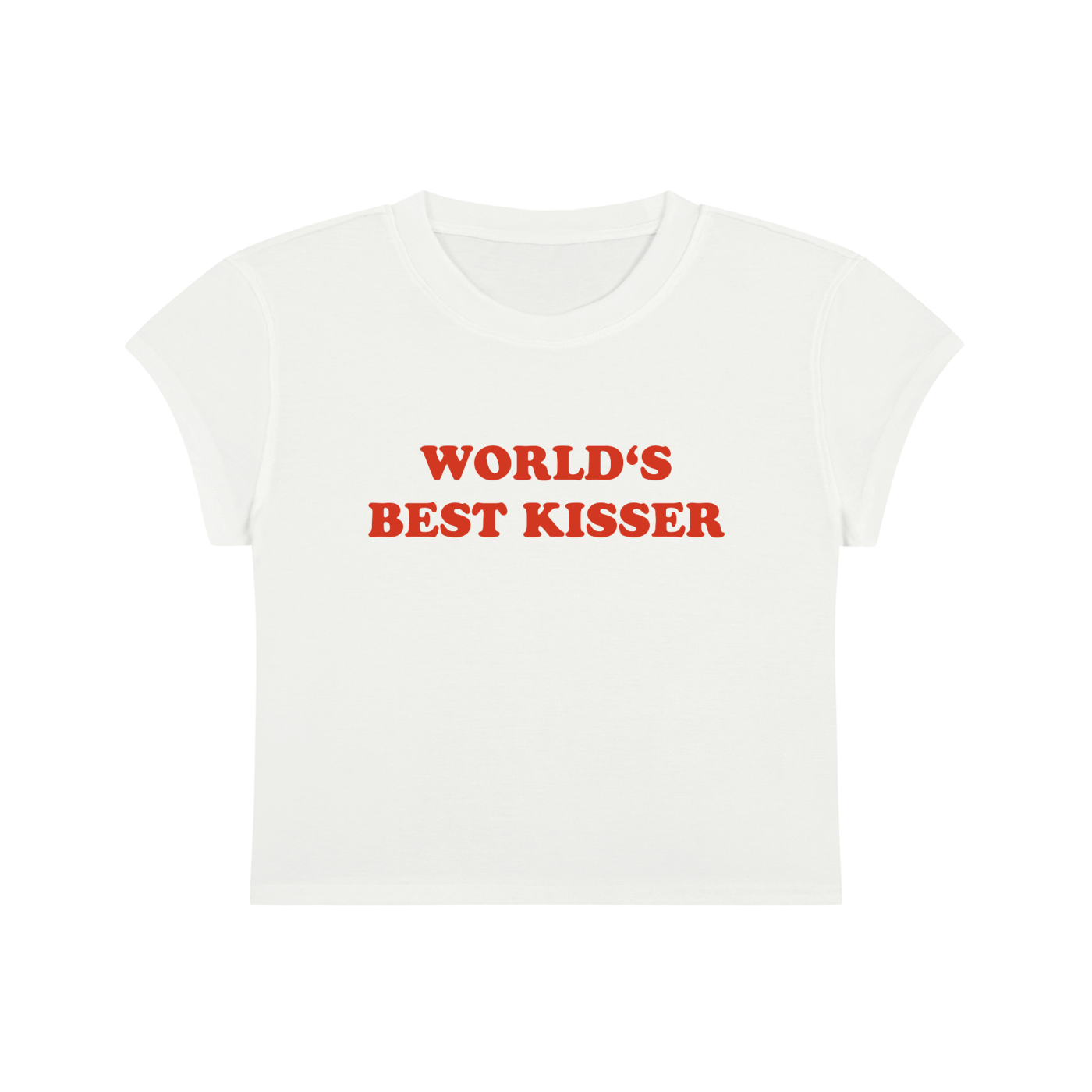 World's Best Kisser Cropped T-Shirt