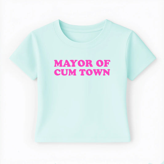 mayor of cum town Baby Tee Lolita Sinz Mein Shop