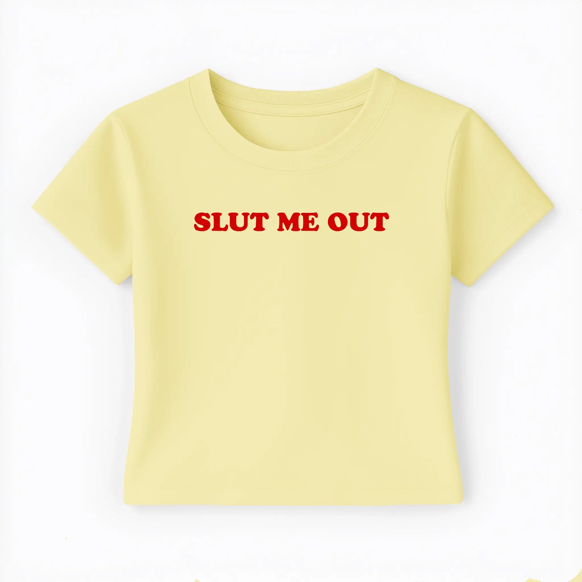 slut me out Baby Tee - Lolita Sinz