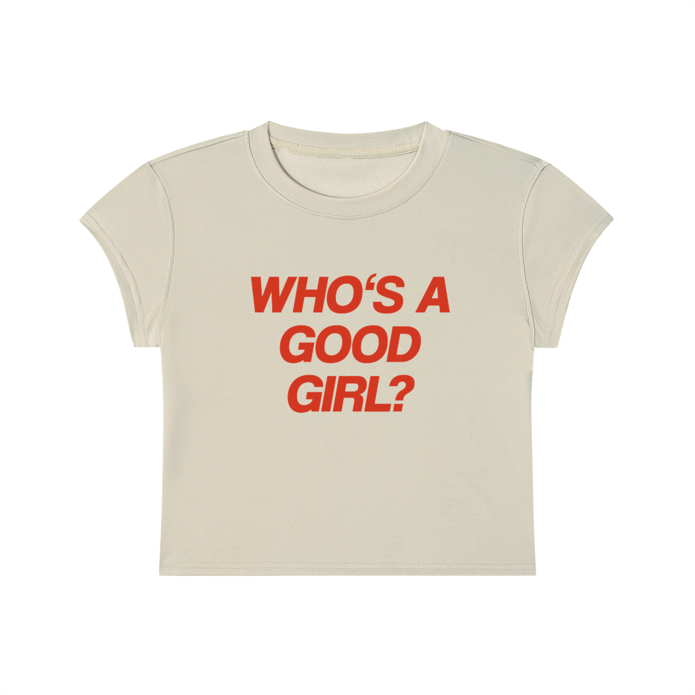 Who's A Good Girl Cropped T-Shirt