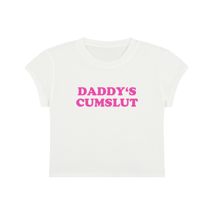 Daddy's Cumslut Cropped T-Shirt