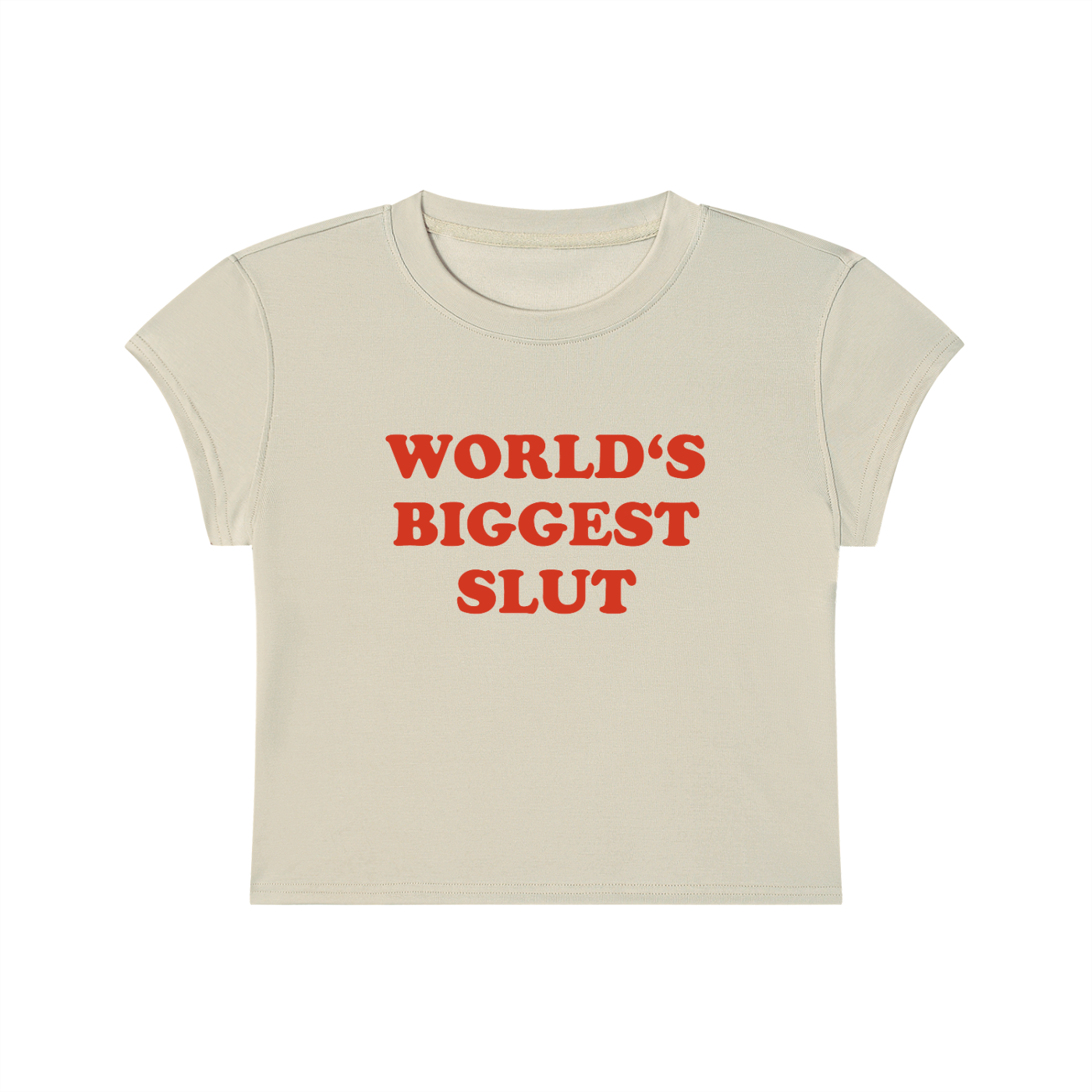 World's Biggest Slut Cropped T-Shirt