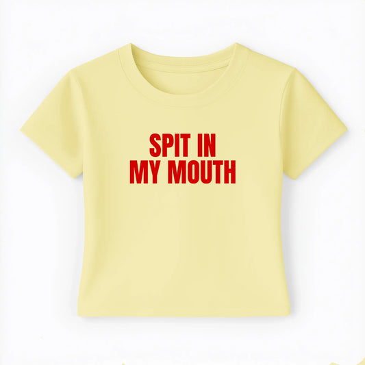 spit in my mouth Baby Tee - Lolita Sinz