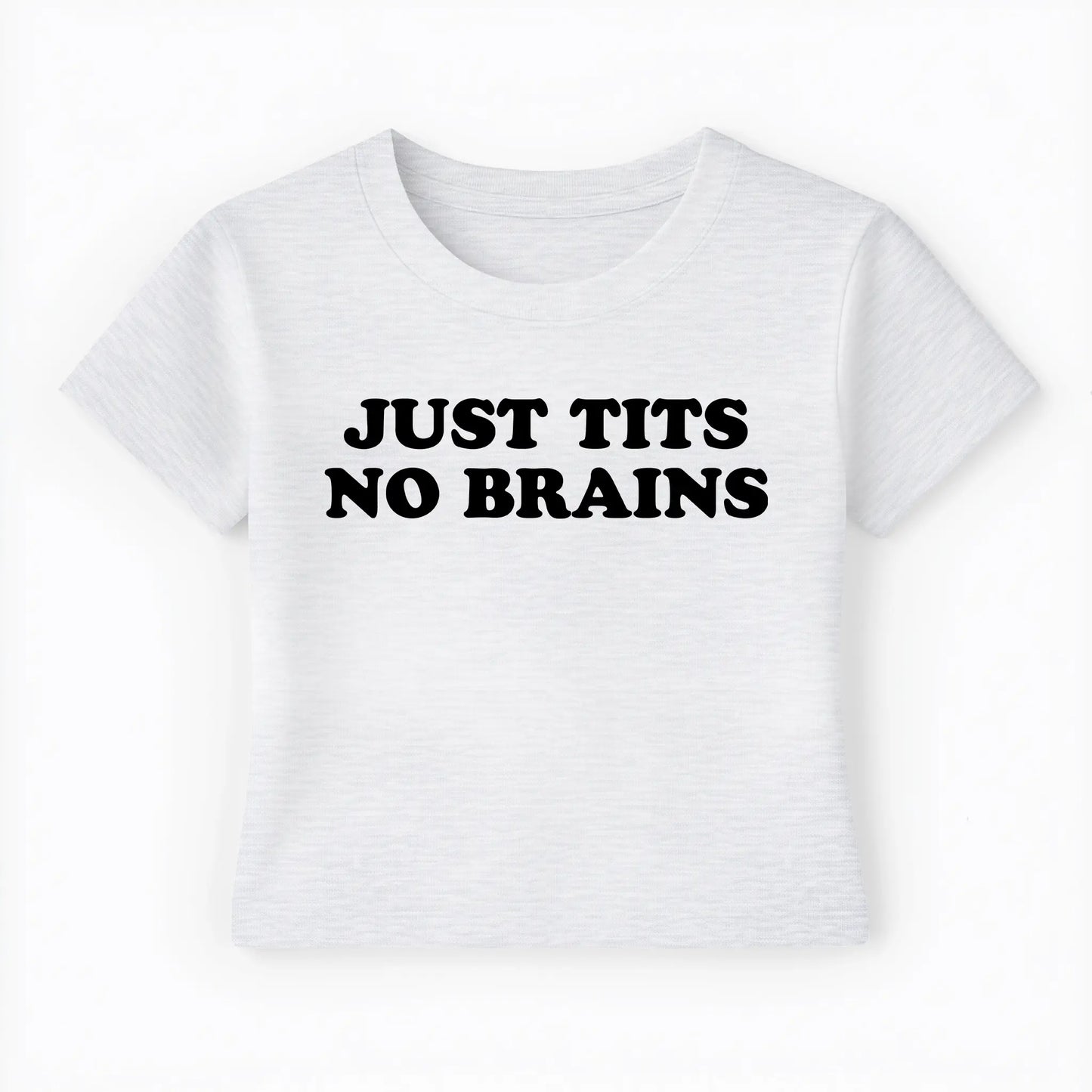 just tits no brains Baby Tee Lolita Sinz Mein Shop