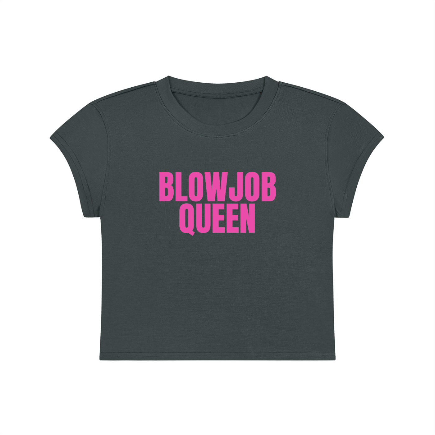 Blowjob Queen Cropped T-Shirt