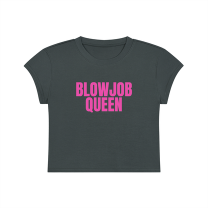 Blowjob Queen Cropped T-Shirt