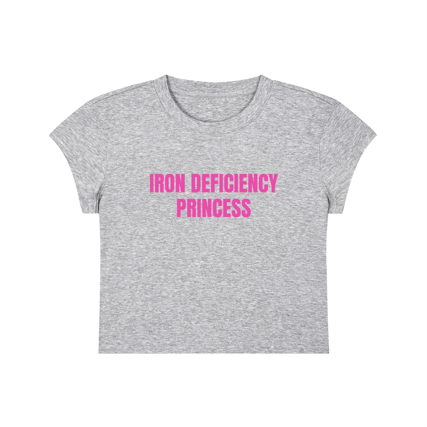 Iron Deficiency Princess Cropped T-Shirt