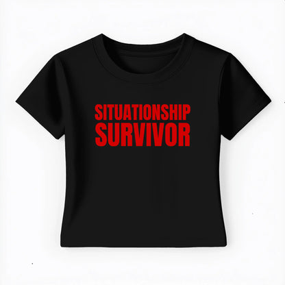 situationship survivor Baby Tee - Lolita Sinz