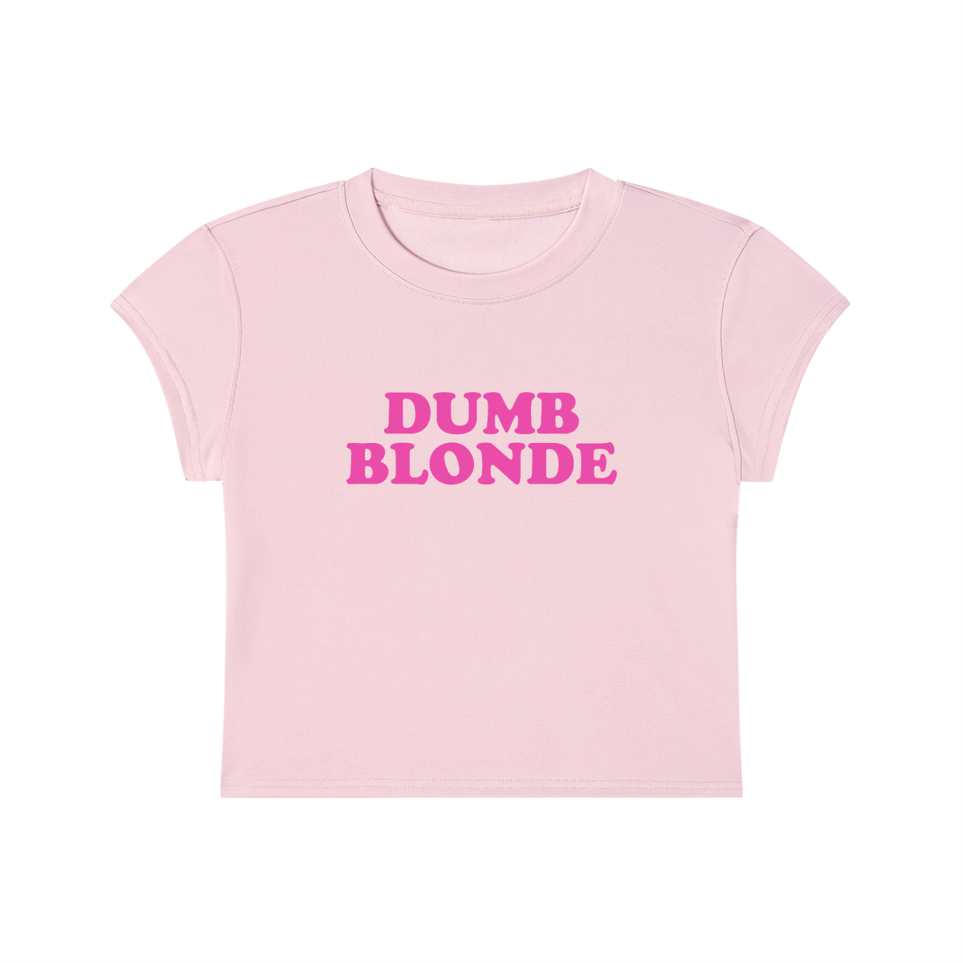 Dumb Blonde Cropped T-Shirt