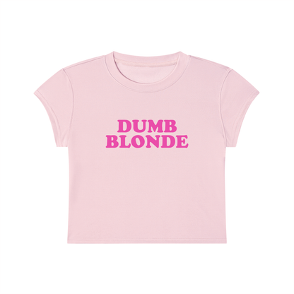 Dumb Blonde Cropped T-Shirt