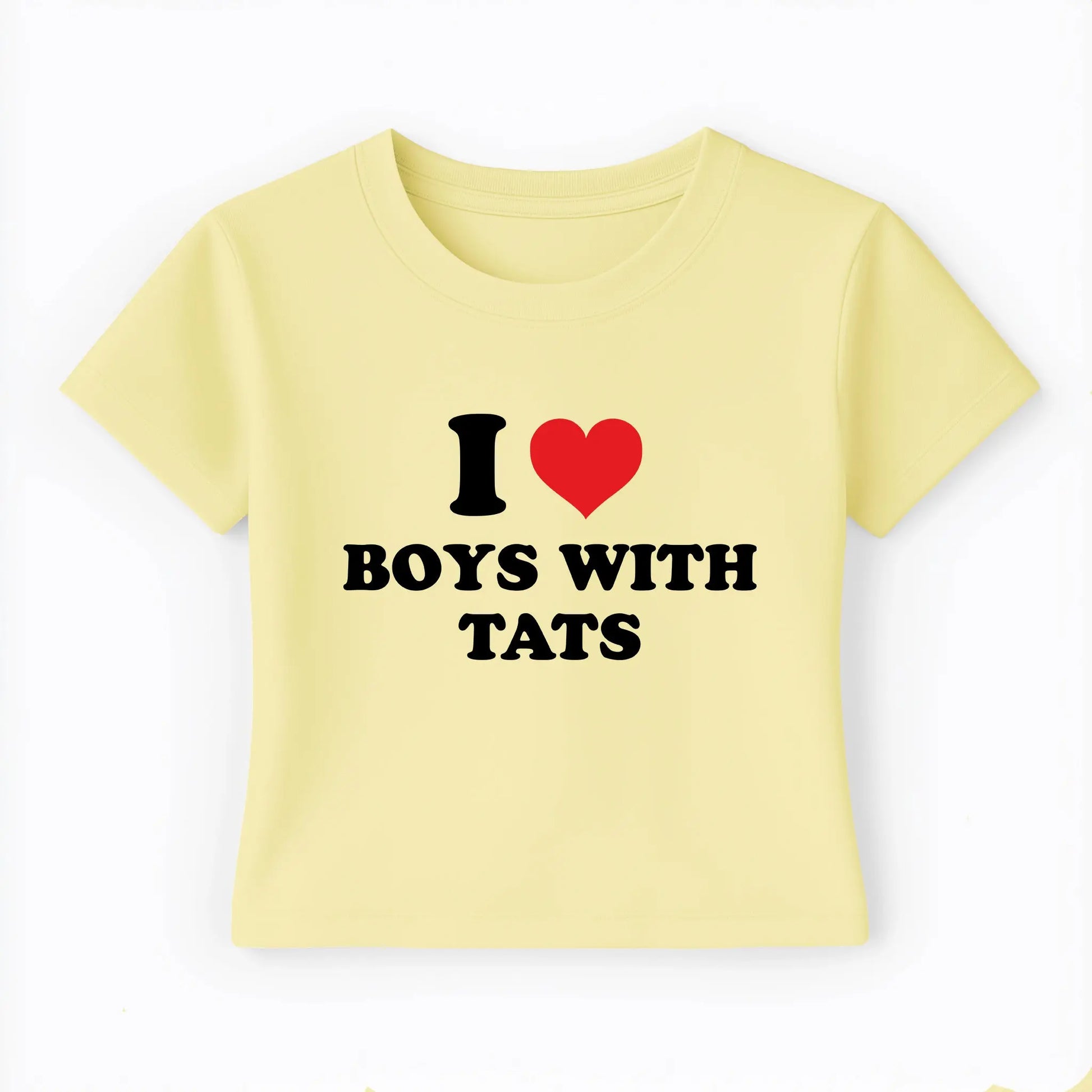 I love boys with tats Baby Tee Lolita Sinz Mein Shop
