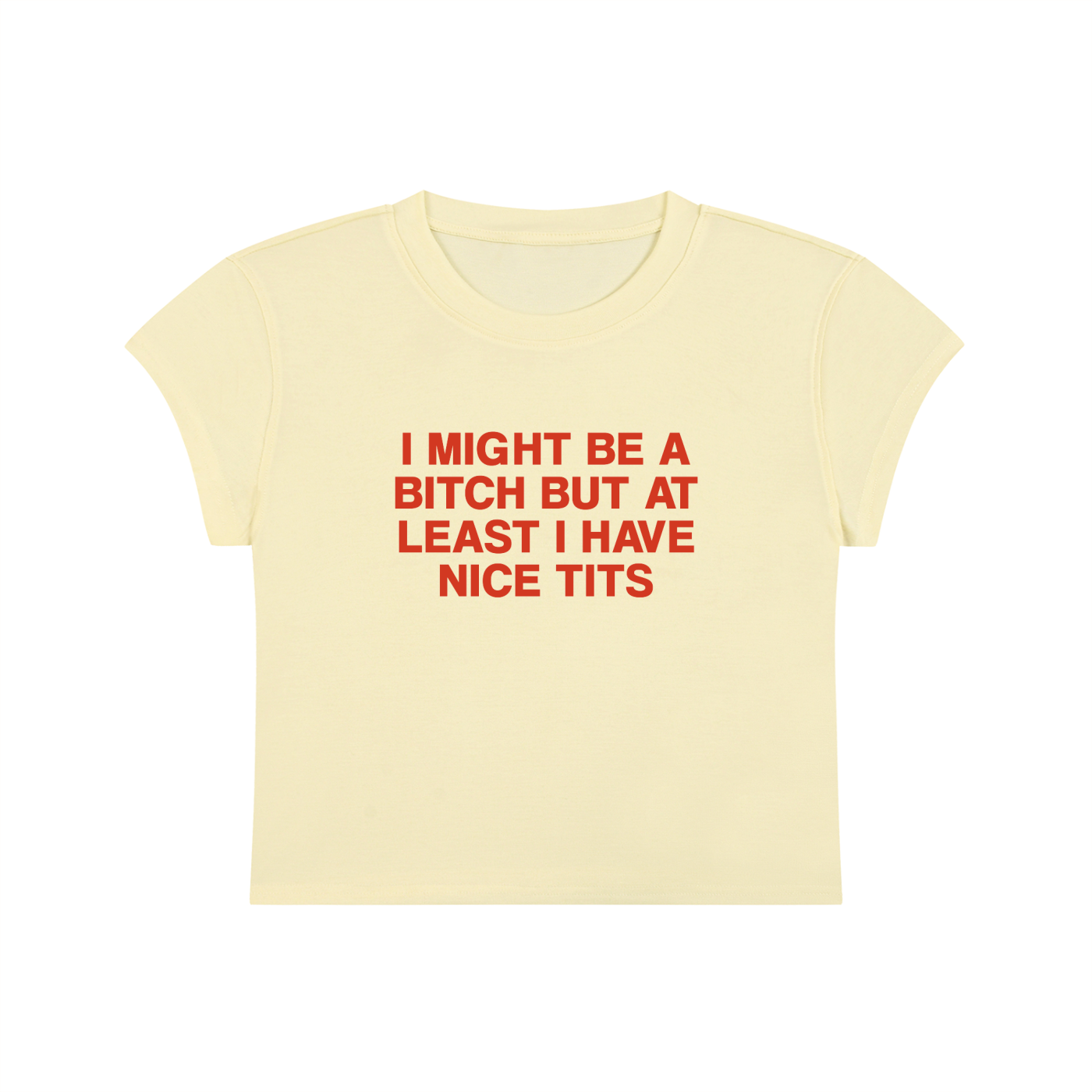 I Might Be A Bitch But At Least I'm Good At Something Cropped T-Shirt