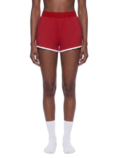 Women's Retro Contrast Binding Shorts