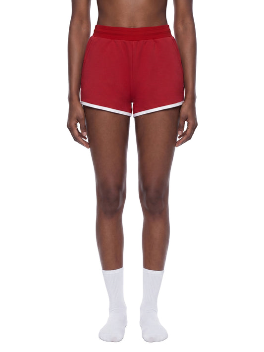 Women's Retro Contrast Binding Shorts