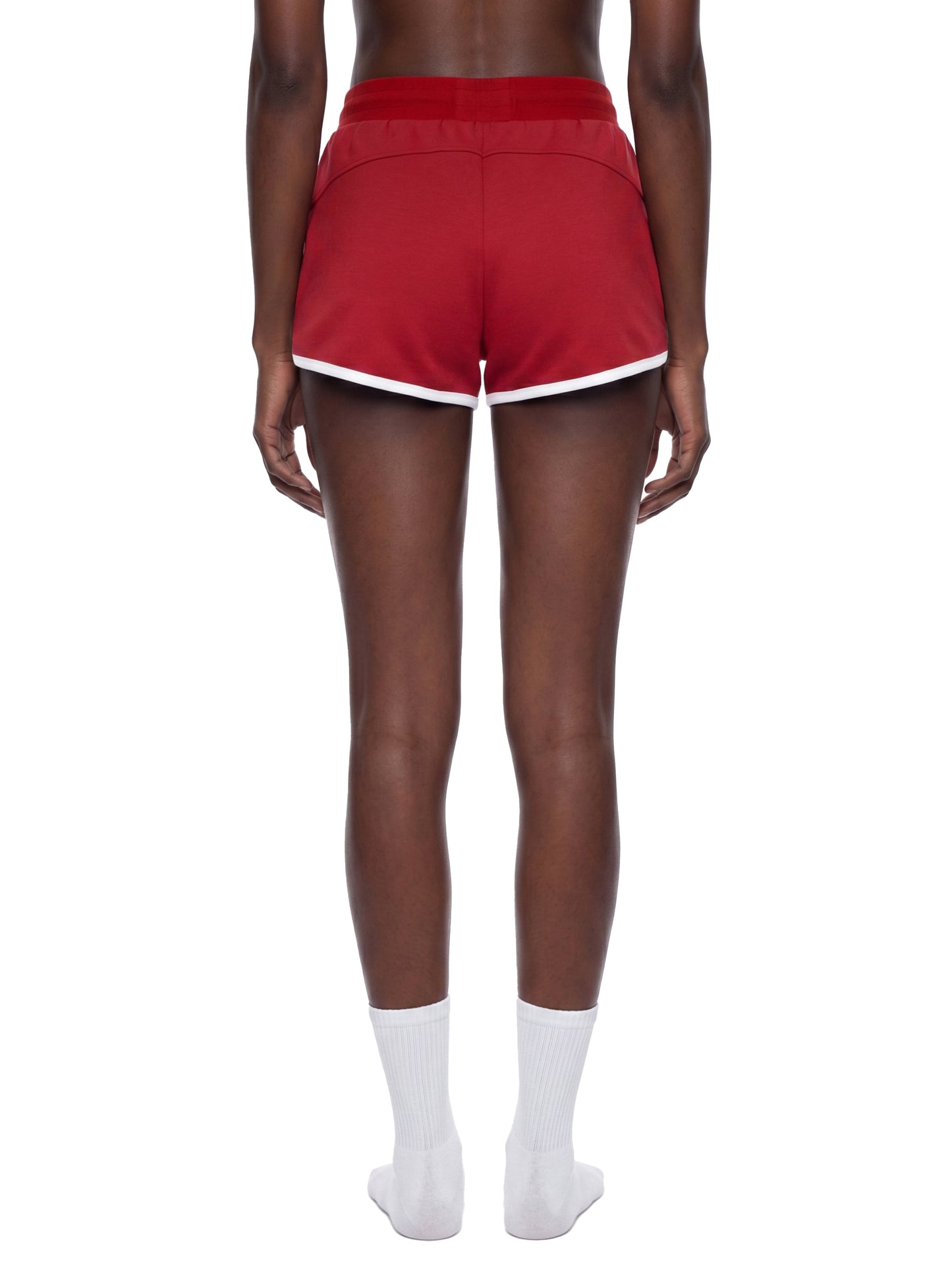 Women's Retro Contrast Binding Shorts