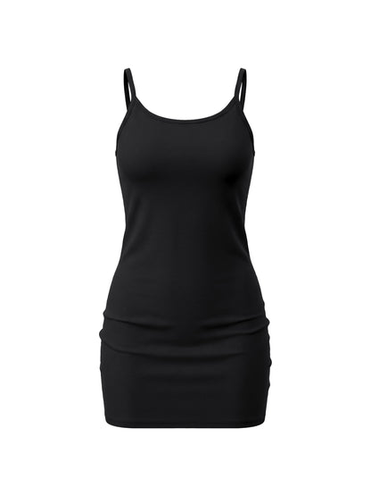 Women's Solid Tight Sleeveless Dress