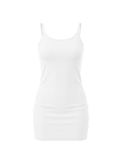 Women's Solid Tight Sleeveless Dress