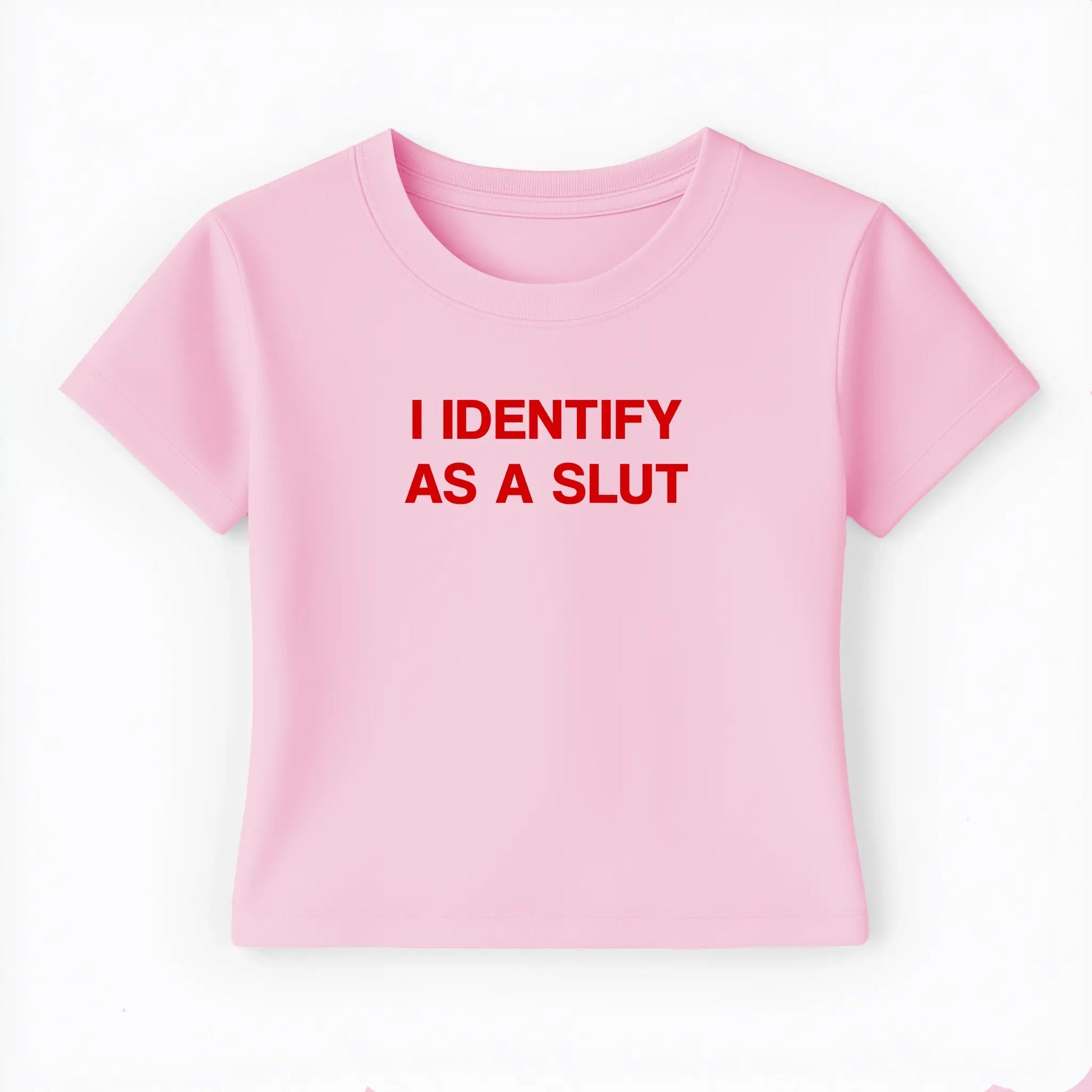 I identify as a slut Baby Tee - Lolita Sinz