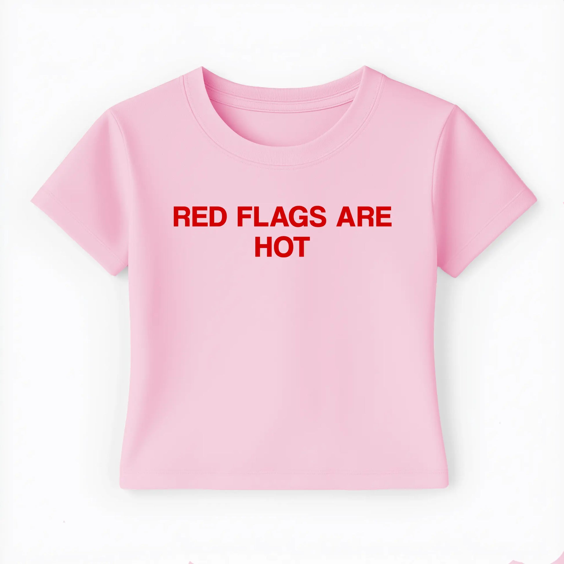 red flags are hot Baby Tee - Lolita Sinz
