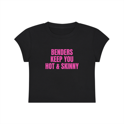 Benders Keep You Hot Andy Skinny Cropped T-Shirt