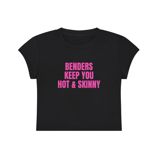 Benders Keep You Hot Andy Skinny Cropped T-Shirt