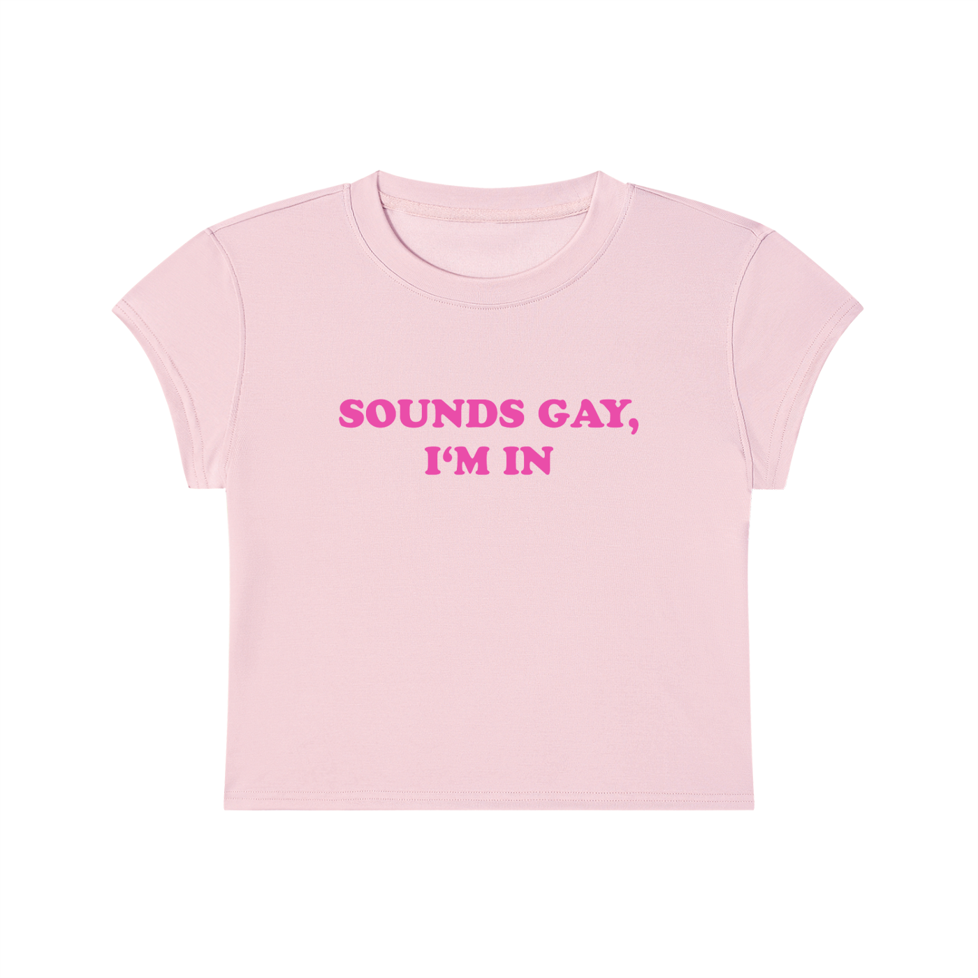 Sounds Gay I'm In Cropped T-Shirt