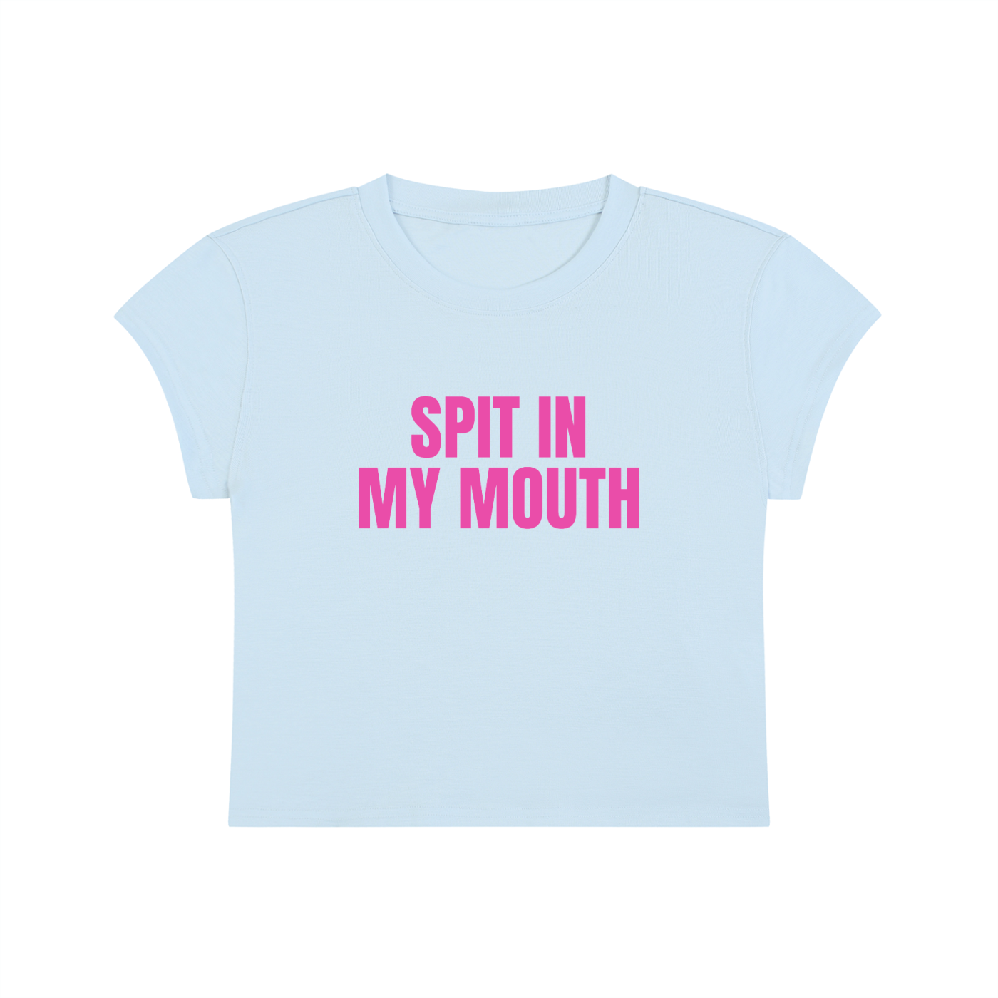 Spit In My Mouth Cropped T-Shirt