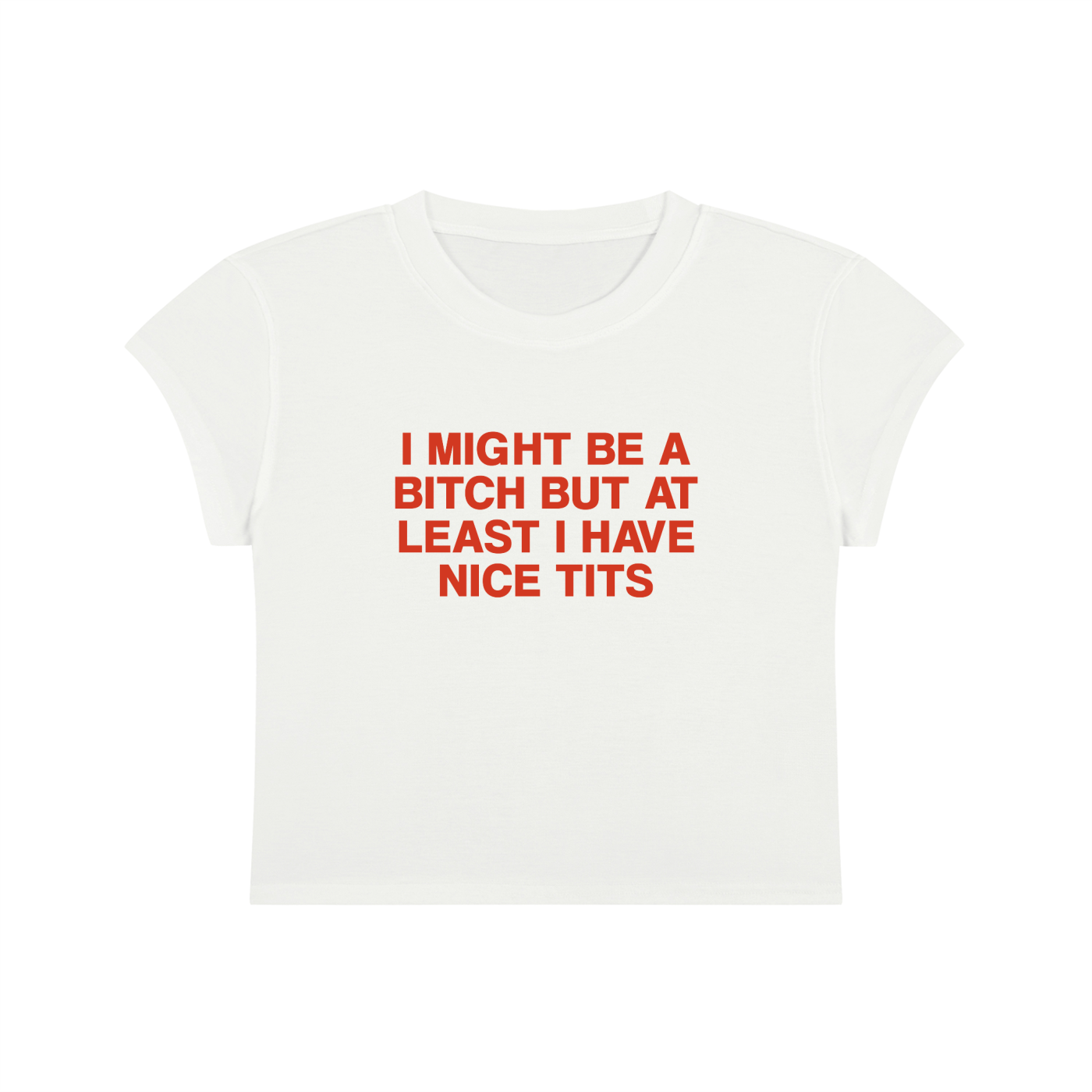 I Might Be A Bitch But At Least I'm Good At Something Cropped T-Shirt