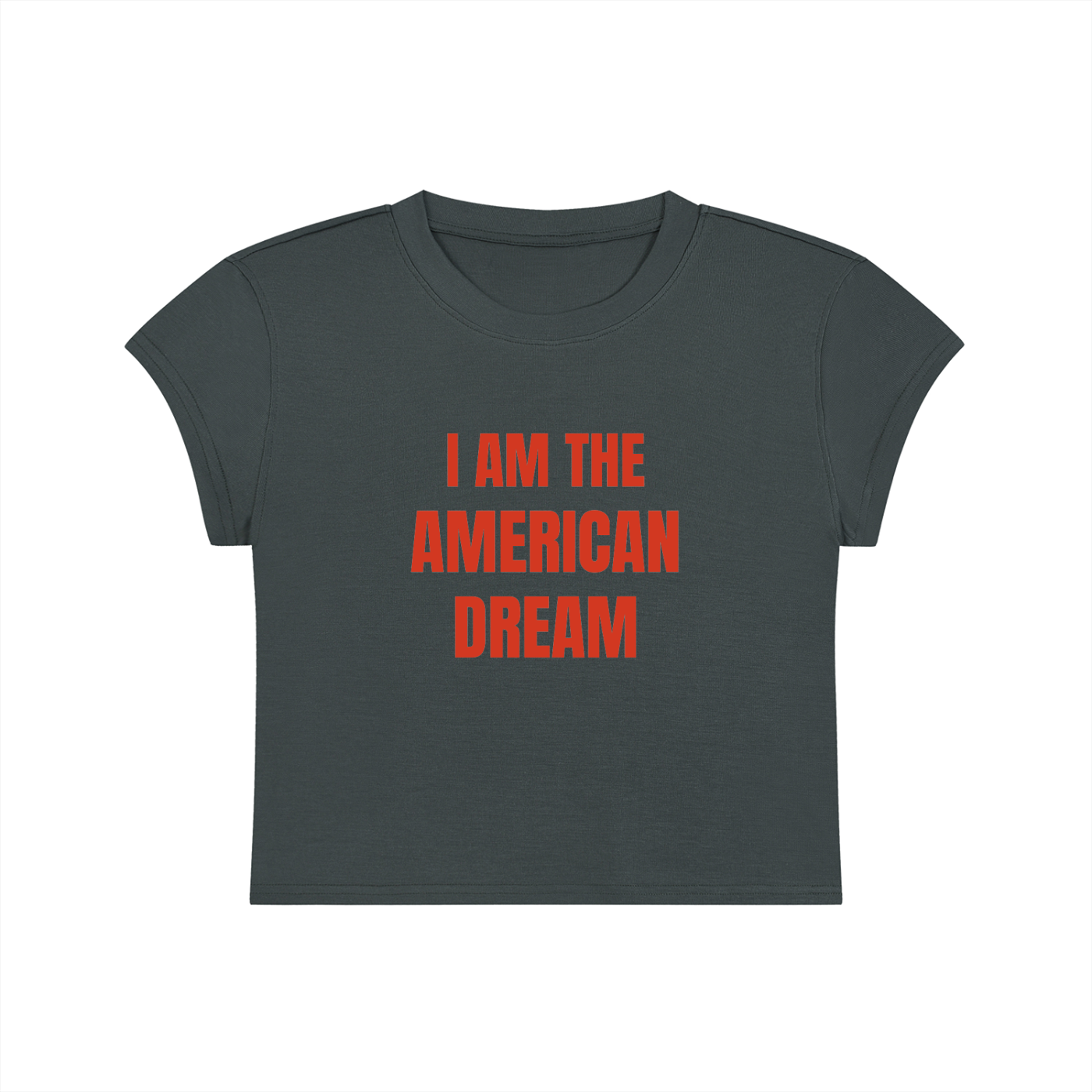 I Am The American Dream Cropped T-Shirt