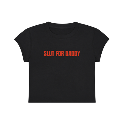 Slut For Daddy Cropped T-Shirt