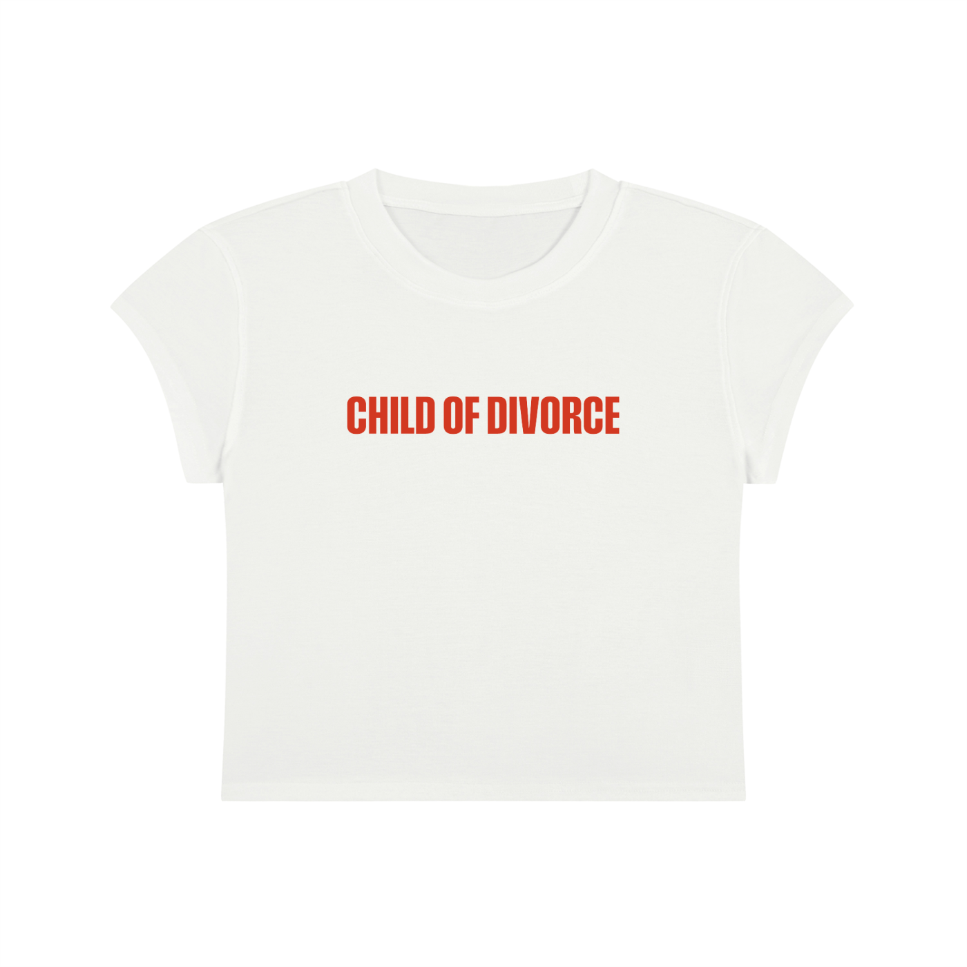 Child Of Divorce Cropped T-Shirt