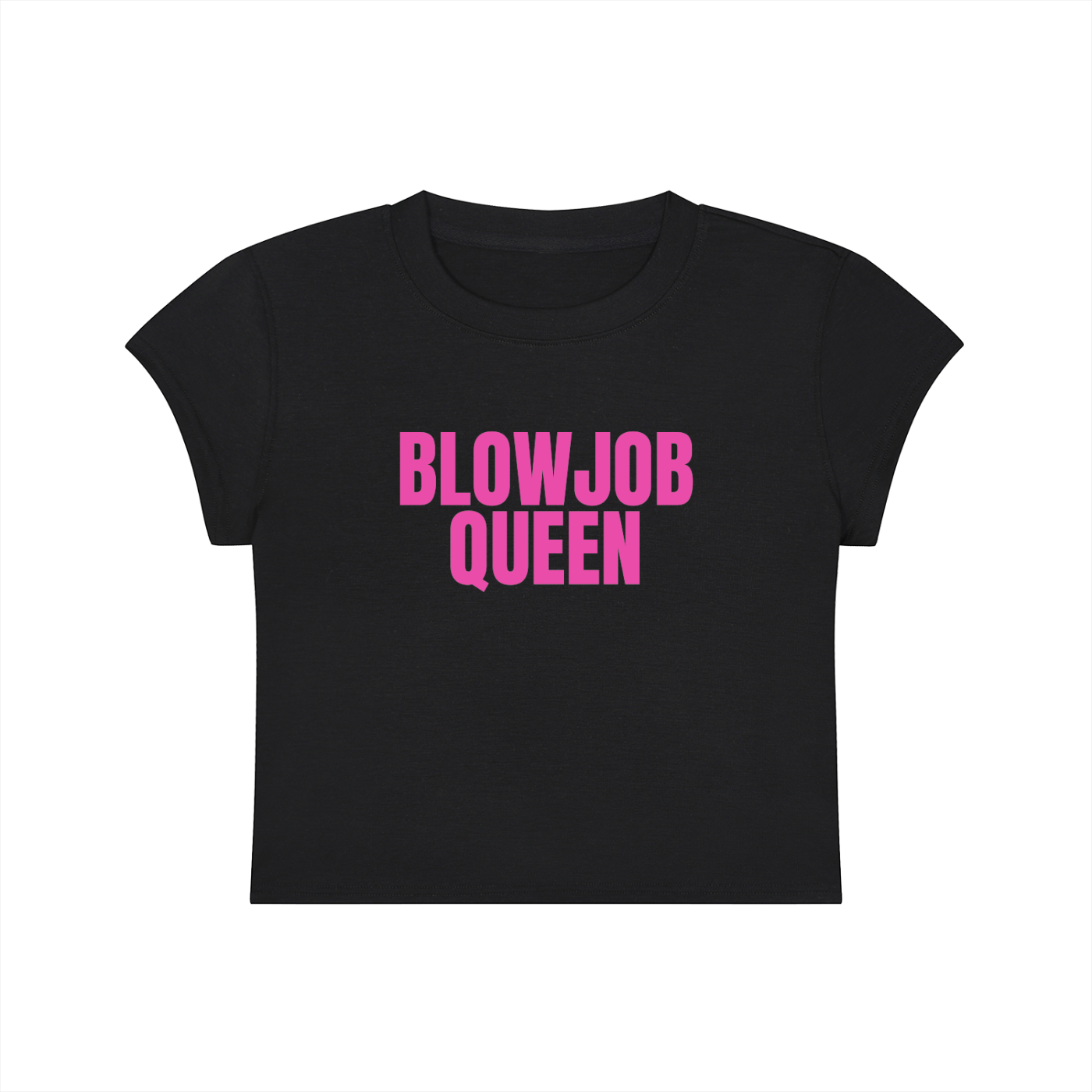 Blowjob Queen Cropped T-Shirt