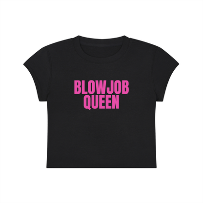 Blowjob Queen Cropped T-Shirt