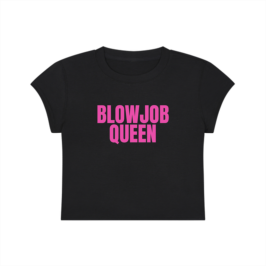 Blowjob Queen Cropped T-Shirt