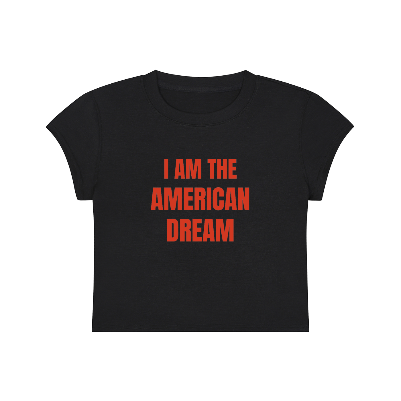 I Am The American Dream Cropped T-Shirt
