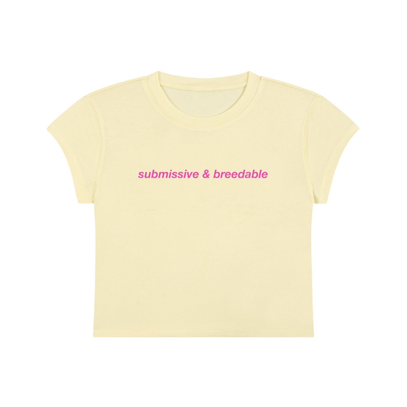 Submissive And Breedable Cropped T-Shirt