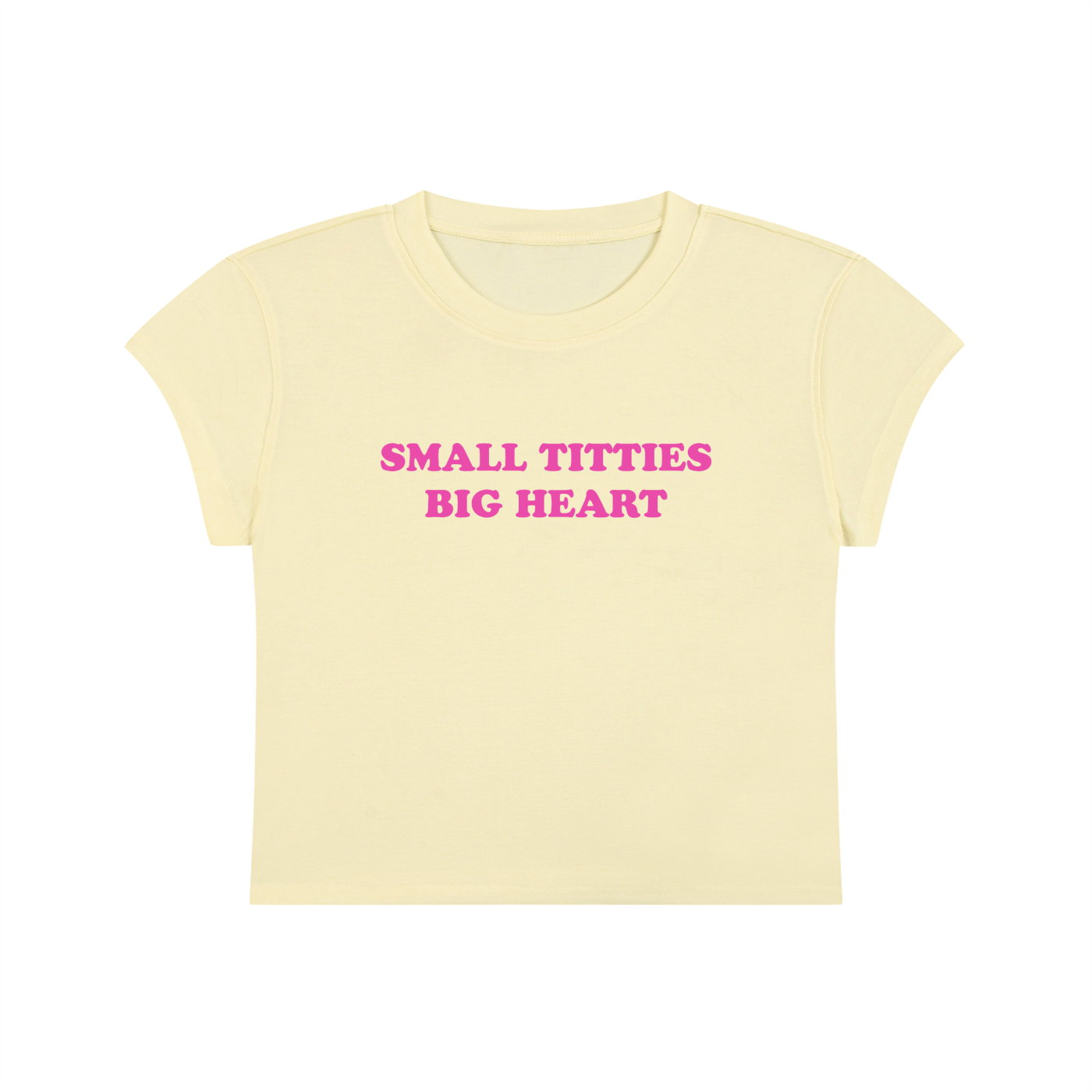 Small Titties Big Heart Cropped T-Shirt